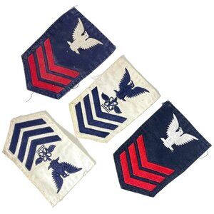 US Navy First Class 4 Vtg Patch Insignia Lot Aviation Warfare Systems Operator